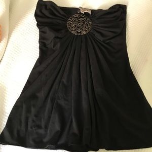 Strapless jagger top